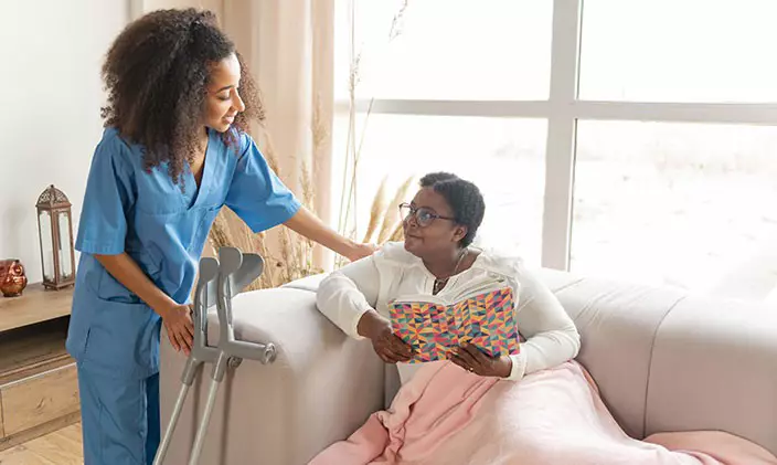 Comfortable housing for healthcare professionals